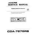 Cover page of ALPINE CDA-7876RB Service Manual