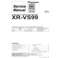 Cover page of PIONEER XR-VS99/DAMXJ Service Manual