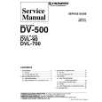 Cover page of PIONEER DVL700 Service Manual