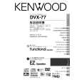 Cover page of KENWOOD DVX-77 Owner's Manual