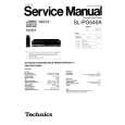 Cover page of TECHNICS SL-PG540A Service Manual