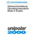 Cover page of SENNHEISER UNIPOLAR 2000 Owner's Manual