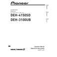 Cover page of PIONEER DEH-3100UB/XS/ES Owner's Manual