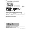 Cover page of PIONEER PDP-R04U Service Manual