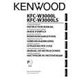 Cover page of KENWOOD KFC-W3000L Owner's Manual
