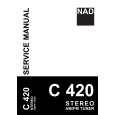 Cover page of NAD C420 Service Manual