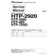 Cover page of PIONEER HTP-2920/KUCXJ Service Manual