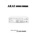 Cover page of AKAI GXF66RC Service Manual