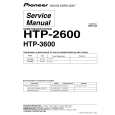 Cover page of PIONEER HTP-3600/KUCXCN Service Manual