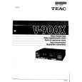 Cover page of TEAC V-900X Owner's Manual