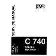 Cover page of NAD C740 Service Manual