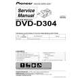 Cover page of PIONEER DVD-D304/ZUCYV/WL Service Manual