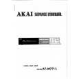 Cover page of AKAI ATM77/L Service Manual