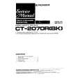 Cover page of PIONEER CT-2070R Service Manual