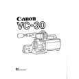 Cover page of CANON VC30 Owner's Manual