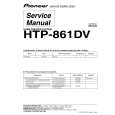 Cover page of PIONEER HTP-861DV/KUXJI/CA Service Manual