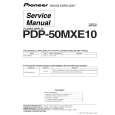 Cover page of PIONEER PDP-50MXE10/YVXK5 Service Manual
