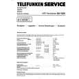 Cover page of TELEFUNKEN DA1000 Service Manual
