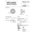 Cover page of KENWOOD KFCW312 Service Manual
