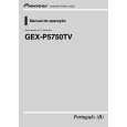 Cover page of PIONEER GEX-P5750TV/XF/BR Owner's Manual
