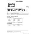 Cover page of PIONEER DEH-P3150-2 Service Manual