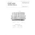 Cover page of KENWOOD KAC424 Service Manual