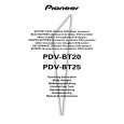 Cover page of PIONEER PDV-BT20 Owner's Manual