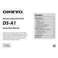 Cover page of ONKYO DS-A1 Owner's Manual