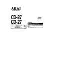 Cover page of AKAI CD-37 Owner's Manual