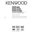 Cover page of KENWOOD DVR-605 Owner's Manual