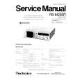 Cover page of TECHNICS RSM258 Service Manual