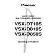 Cover page of PIONEER VSX-D810S Owner's Manual