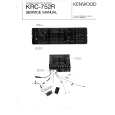 Cover page of KENWOOD KRC752R Service Manual