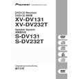 Cover page of PIONEER XV-DV232T/LFXJ Owner's Manual