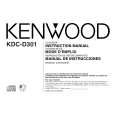 Cover page of KENWOOD KDC-D301 Owner's Manual