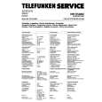 Cover page of TELEFUNKEN 301475249 Service Manual