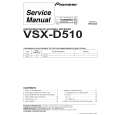 Cover page of PIONEER VSX-D510-G/BXJI Service Manual