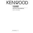 Cover page of KENWOOD 104AR Owner's Manual