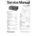 Cover page of TECHNICS SUV660 Service Manual