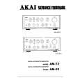 Cover page of AKAI AM75 Service Manual