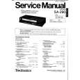 Cover page of TECHNICS SA290 Service Manual