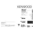 Cover page of KENWOOD VD-C77 Owner's Manual