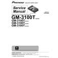 Cover page of PIONEER GM-3100T/XU/CN Service Manual