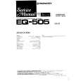 Cover page of PIONEER EQ505/EW/ES Service Manual