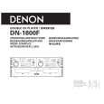 Cover page of DENON DN-1800F Owner's Manual