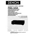 Cover page of DENON PMA-320A Owner's Manual