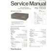 Cover page of TECHNICS RS-TR333 Service Manual