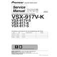 Cover page of PIONEER VSX-917V-K/KUXJ/CA Service Manual