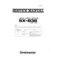 Cover page of PIONEER SX838 Service Manual