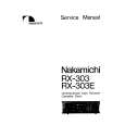 Cover page of NAKAMICHI RX-303E Service Manual